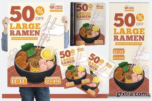 Restaurant #04 Print Templates Pack Restaurant #04 Print Templates Pack