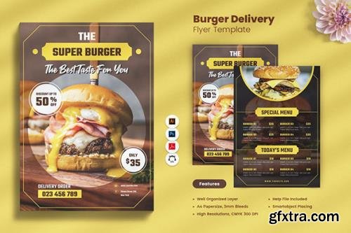 Burger Delivery Flyer Burger Delivery Flyer