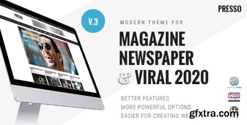 ThemeForest - PRESSO v3.3.11 - Modern Magazine / Newspaper / Viral Theme - 6335504 ThemeForest - PRESSO v3.3.11 - Modern Magazine / Newspaper / Viral Theme - 6335504