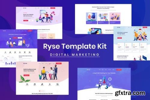 ThemeForest - Ryse v1.0.0 - SEO & Digital Marketing Elementor Template Kit (Update: 23 February 21) - 29245553