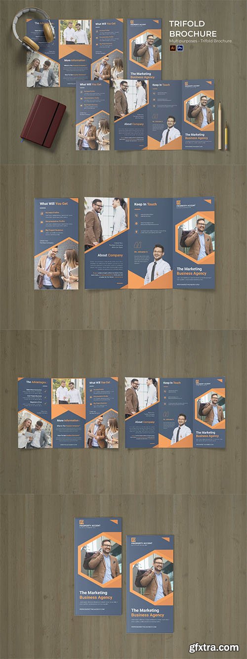 Working Office Flyer Trifold Brochure Working Office Flyer Trifold Brochure