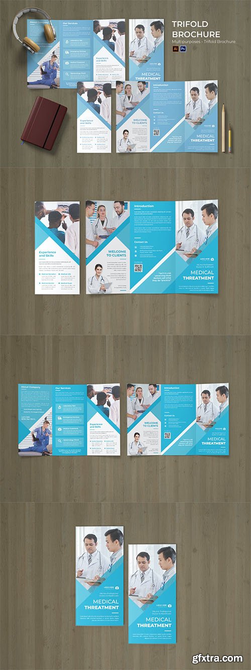Medical Clinic Flyer Trifold Brochure Medical Clinic Flyer Trifold Brochure