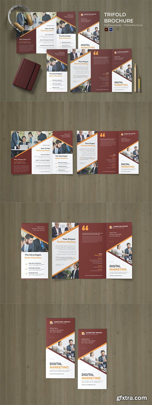 Media Marketing Flyer Trifold Brochure Media Marketing Flyer Trifold Brochure