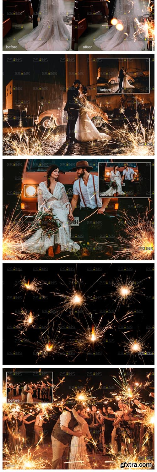 Sparkler Overlay &amp; Photoshop Overlay 8554789