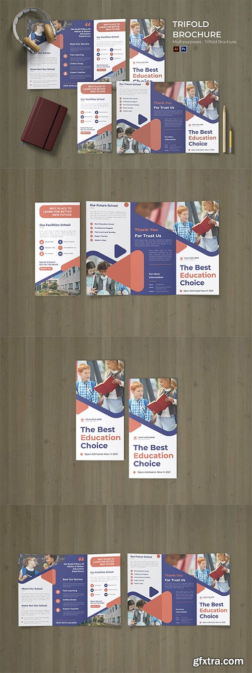 School Admission Flyer Trifold Brochure School Admission Flyer Trifold Brochure