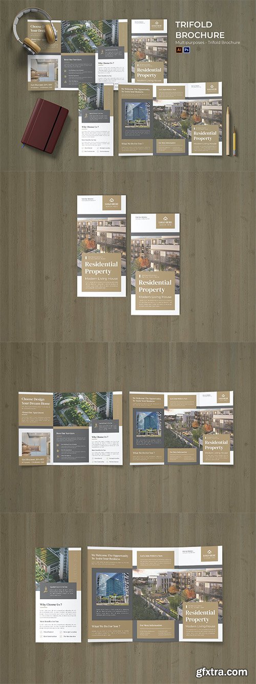 Residential Property Flyer Trifold Brochure Residential Property Flyer Trifold Brochure