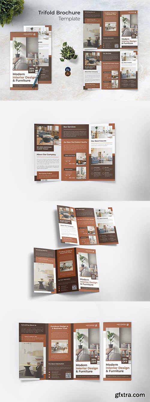 Design Interior Trifold Brochure Design Interior Trifold Brochure