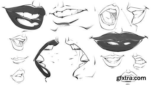 How to Draw Comic Style Mouths - Step by Step