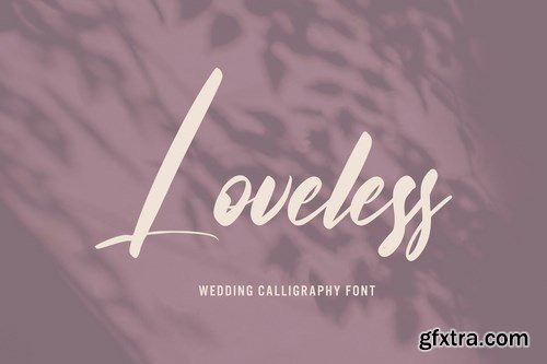 Loveless - Wedding Calligraphy Font