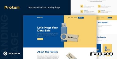 ThemeForest - Protem v1.0 - Unbounce Product Landing Page Template (Update: 8 April 20) - 25031680