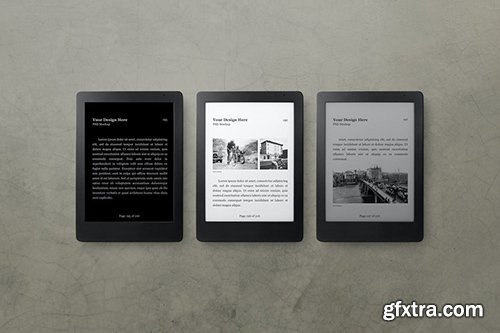 E-Book Reader Mockup Set