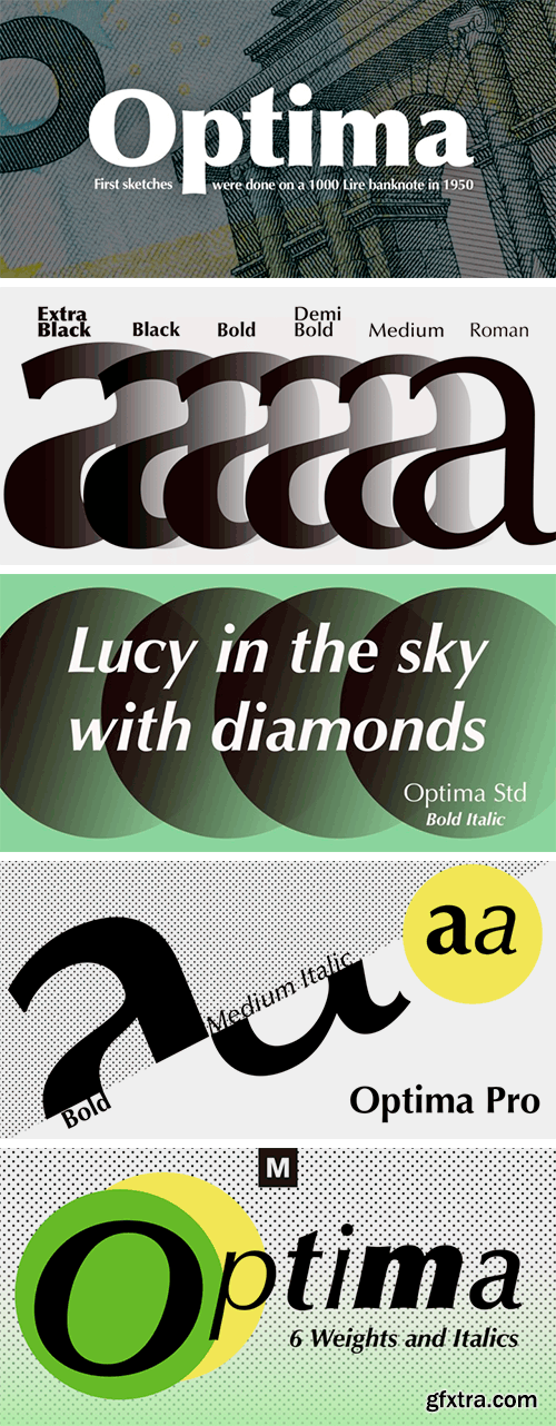 Optima Pro Font Family