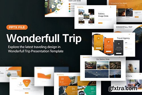 Wonderfull Trip Travel Presentation Template Wonderfull Trip Travel Presentation Template