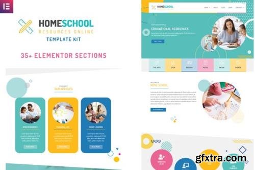 ThemeForest - HomeSchool v1.0.1 - Elementor Template Kit - 26279945