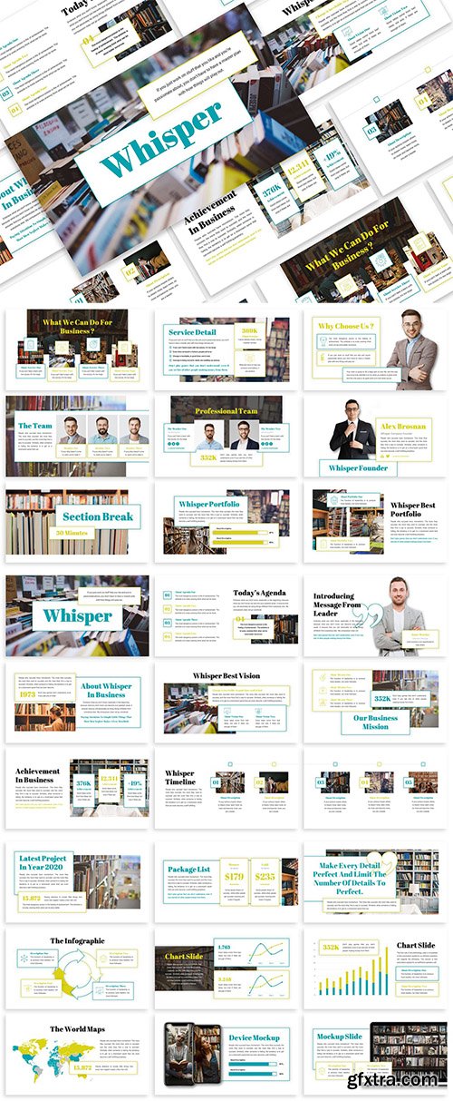 Whisper - Business Template Prensentation Whisper - Business Template Prensentation
