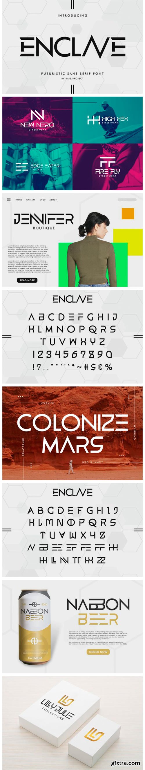 Enclave Font