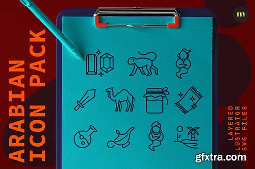 Arabian nights icon pack 