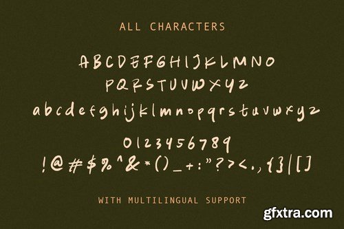 Explore Wanders - Bold Handwritten Font