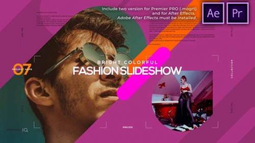 Videohive - Bright Colorful Fashion Slideshow