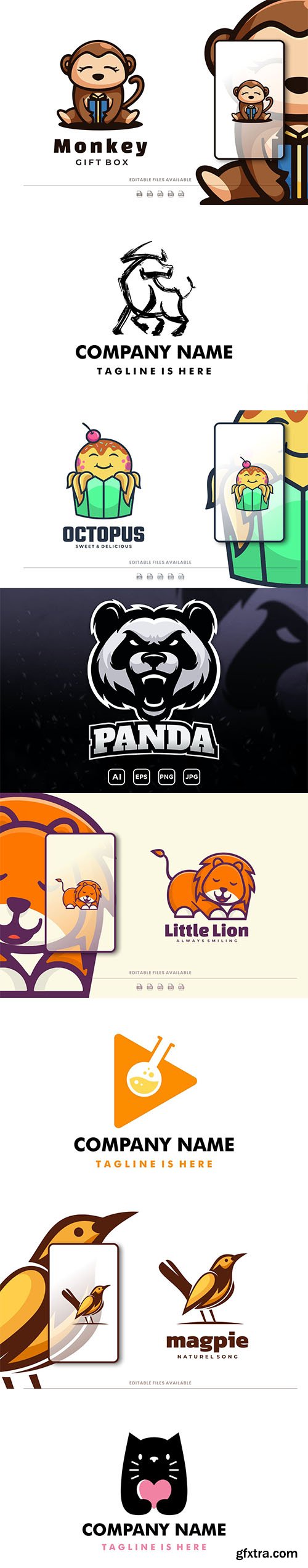 Colorful logo collection 2021 Vol 17