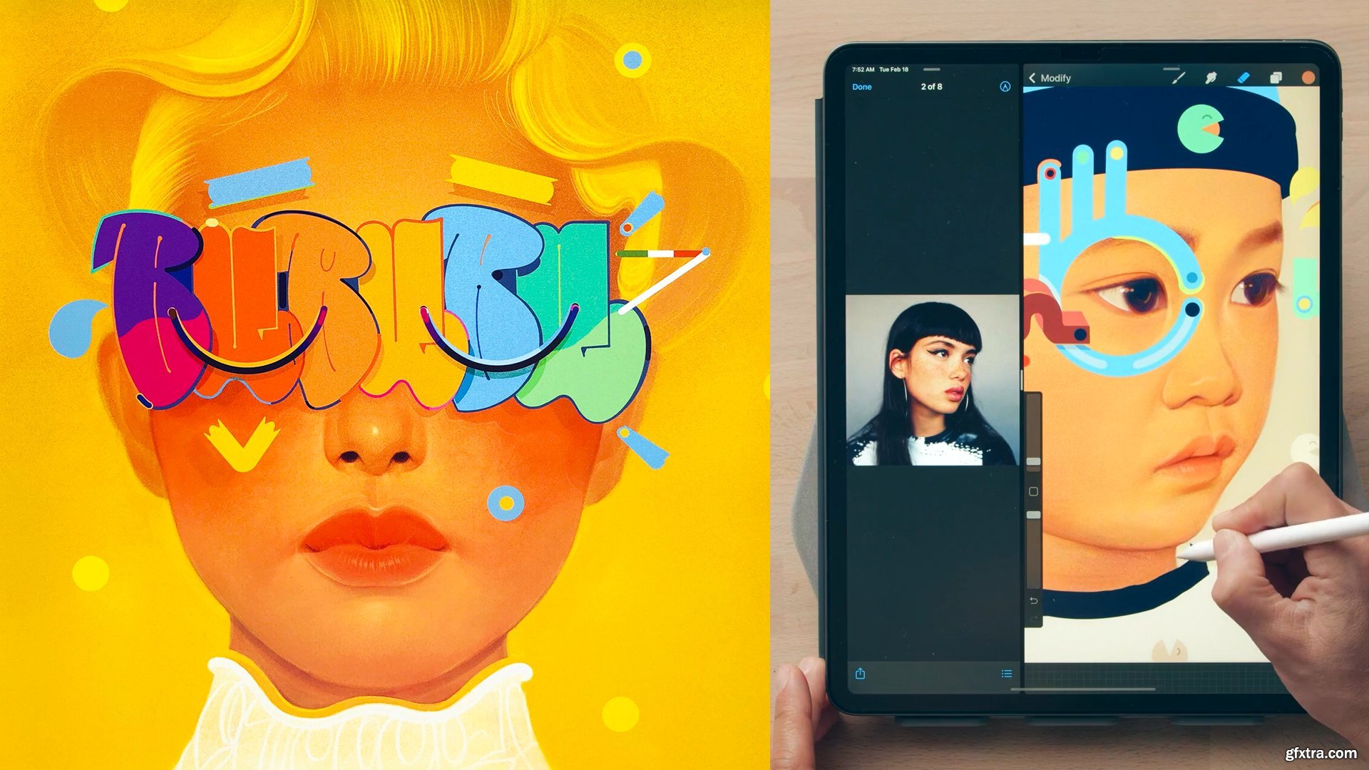 Creative Portrait Illustration with Procreate » GFxtra