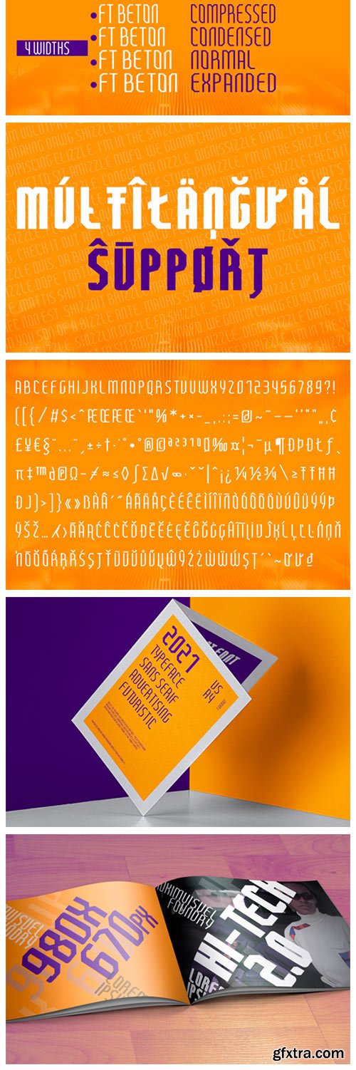 FT Beton Expanded Font Family FT Beton Expanded Font Family