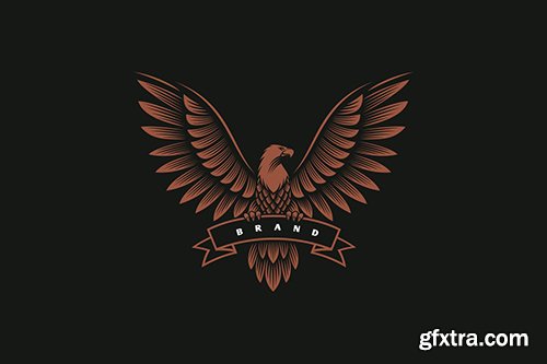 Eagle Emblem Logo Design 