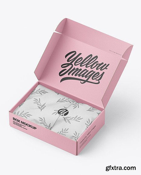 Opened Box Mockup 76527