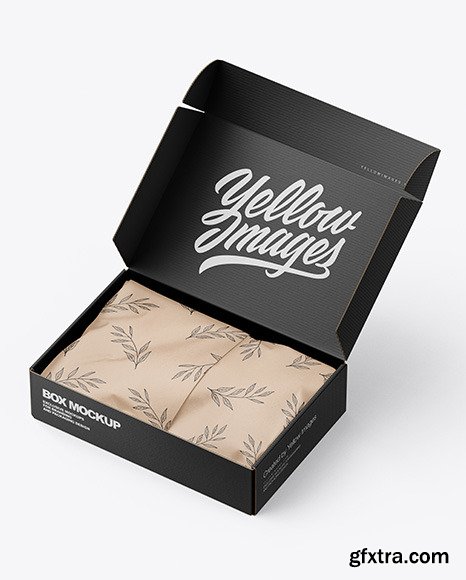 Opened Box Mockup 76527