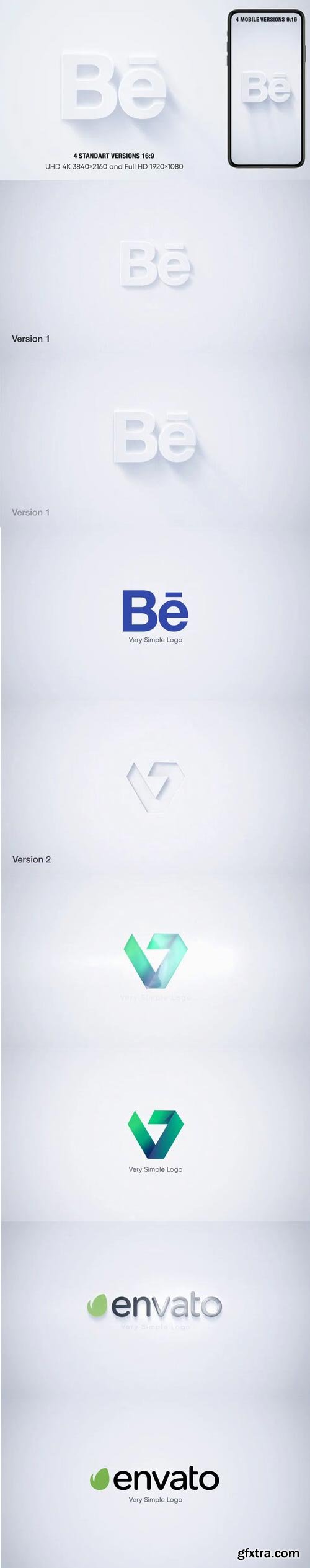 Videohive - Very Simple Logo Reveal (4 in 1) - 30591467 Videohive - Very Simple Logo Reveal (4 in 1) - 30591467