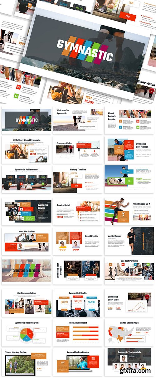 Gymnastic - Sports Template Prensentation Gymnastic - Sports Template Prensentation