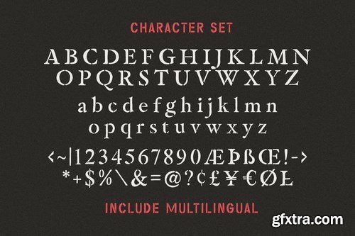 Gripstone Stencil - Vintage Font Duo
