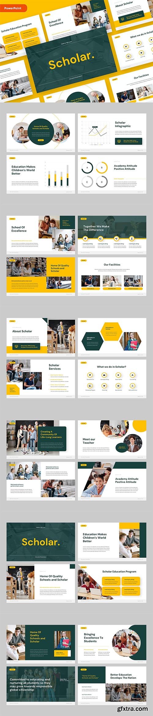 SCHOLAR - Education PowerPoint, Keynote and Google Slides Template SCHOLAR - Education PowerPoint, Keynote and Google Slides Template