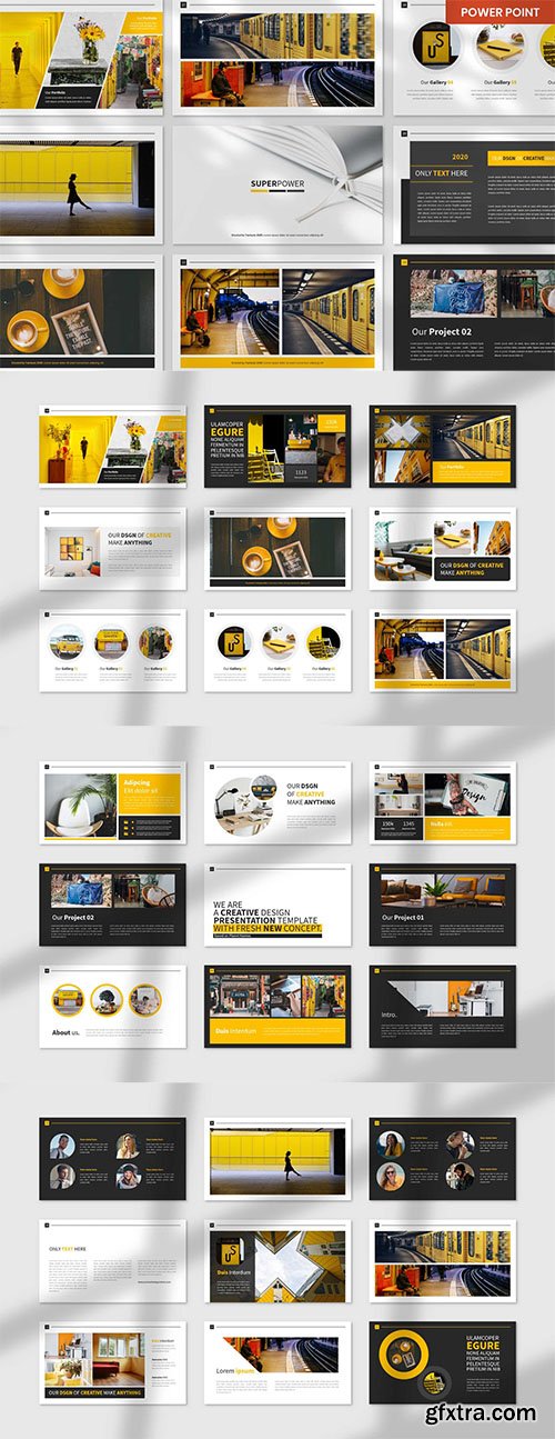 SuperPower PowerPoint, Keynote and Google Slides Template