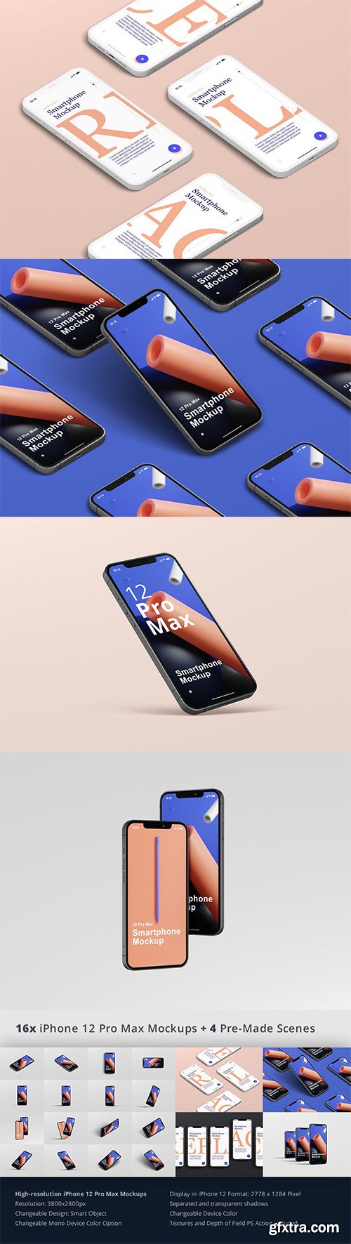 Phone 12 Pro Max Mockup Phone 12 Pro Max Mockup