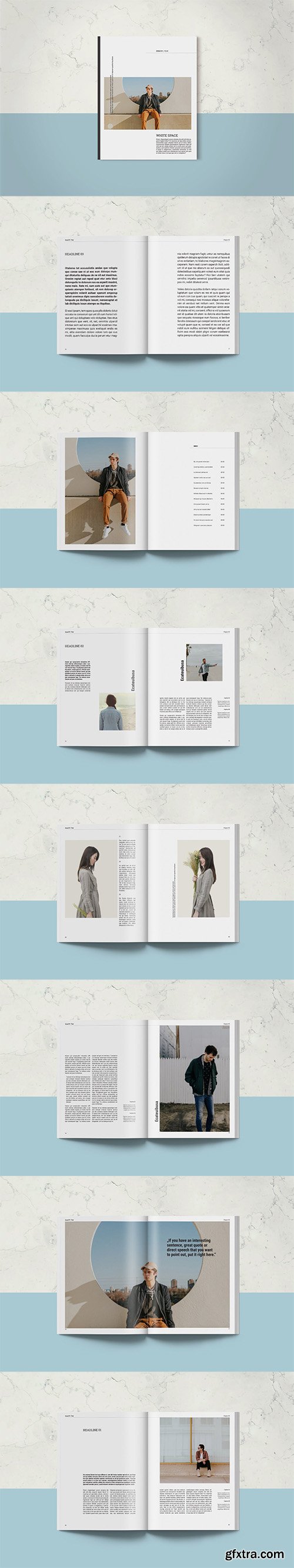 Magazine Template | White Space