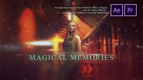 Videohive - Particles Slideshow Magical Memories