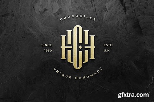 Black Marble Emboss Logo Mockup Black Marble Emboss Logo Mockup