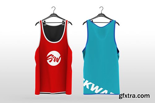 Undershirt on Hanger Mockup