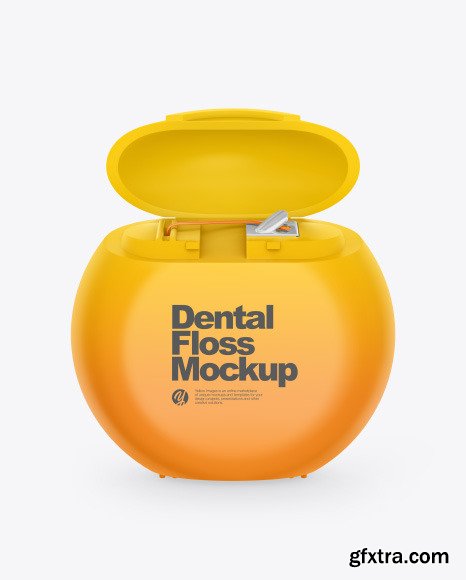 Matte Dental Floss Box Mockup 76867