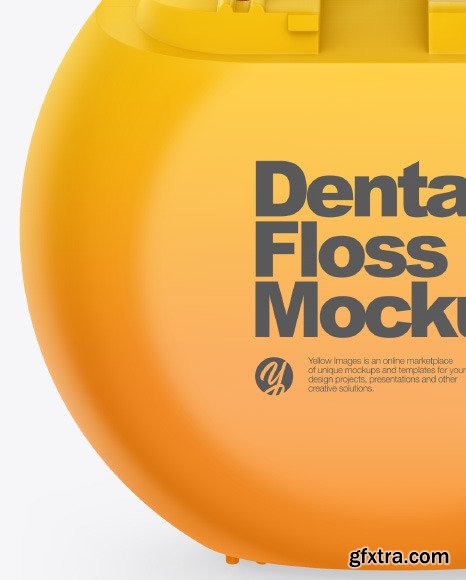 Matte Dental Floss Box Mockup 76867