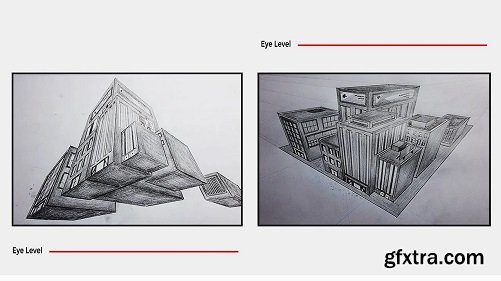 The Ultimate Perspective Drawing Course - Draw 3D in Perspective step by step .