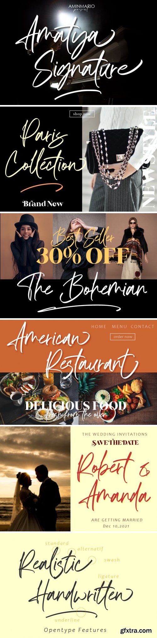 Amatya Signature Font