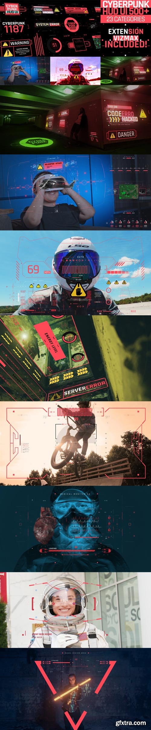 Videohive - Cyberpunk HUD UI 500+ - 31040533 Videohive - Cyberpunk HUD UI 500+ - 31040533