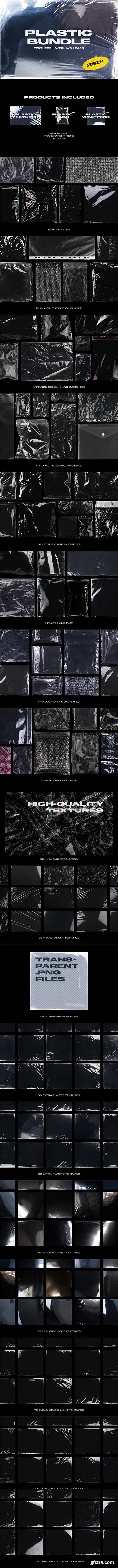 CreativeMarket - Plastic Bundle Branding Wrap Texture 5804226