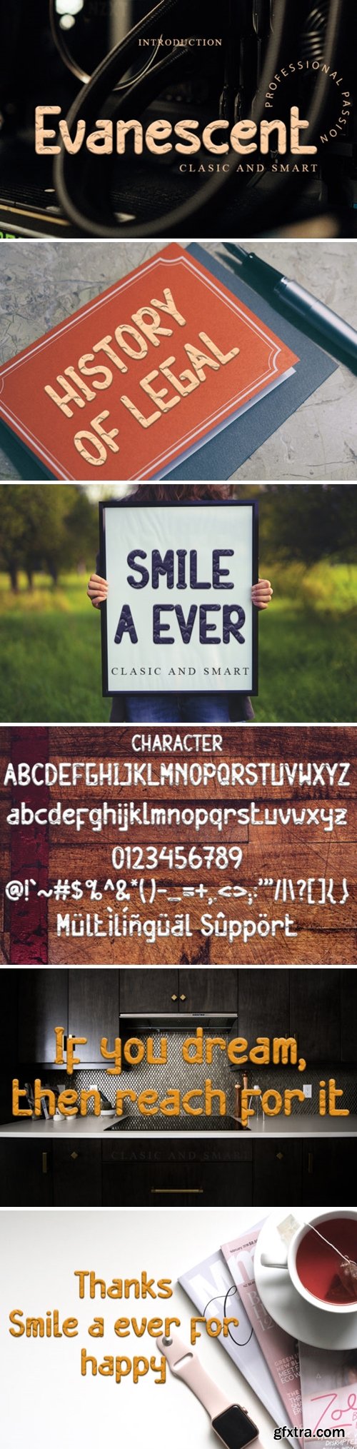 Evanescent Font