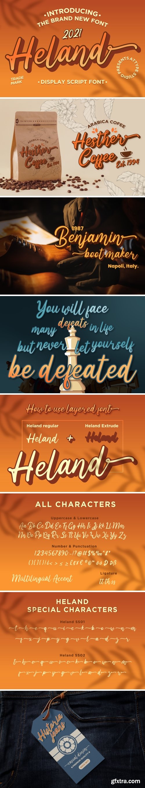 Heland Font