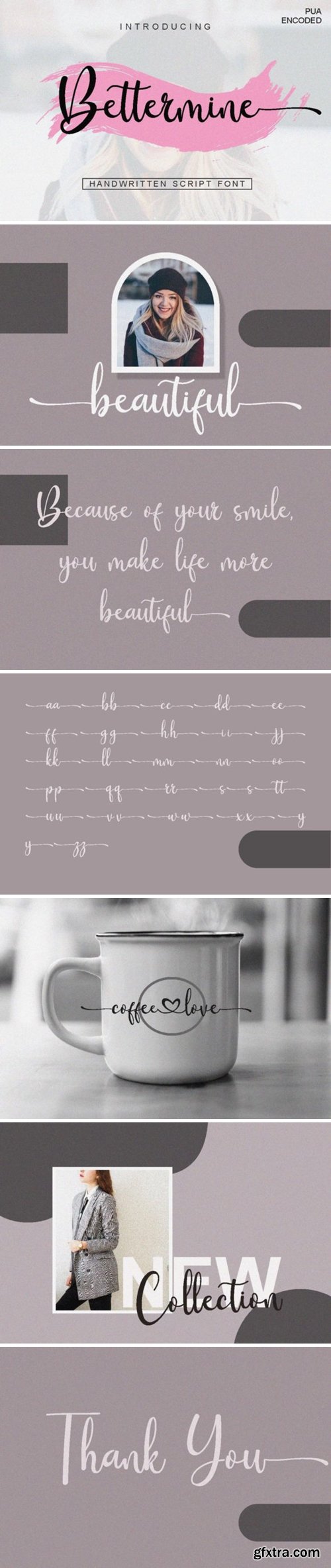 Bettermine Font