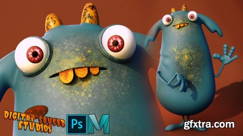 Creating a Cute Character in Maya and Photoshop