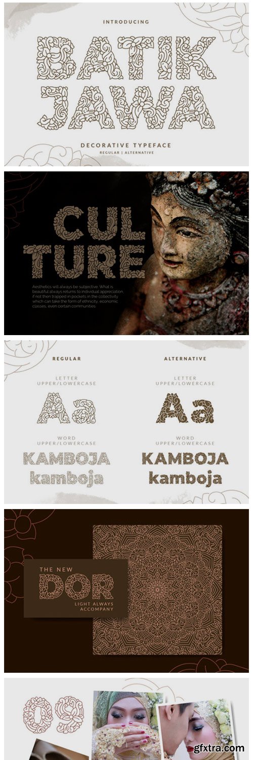 Batik Jawa Font Batik Jawa Font